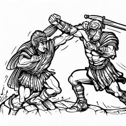 Gladiator (Characters) coloring page #189838 to print and color