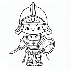 Gladiator (Characters) coloring page #189854 to print and color