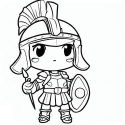 Gladiator (Characters) coloring page #189855 to print and color
