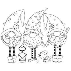 Gnome (Characters) coloring page #204883 to print and color