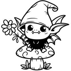 Coloring page: Goblin (Characters) #204025 - Free Printable Coloring Pages