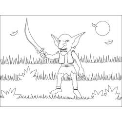 Coloring page: Goblin (Characters) #204026 - Free Printable Coloring Pages