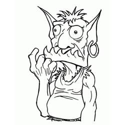 Coloring page: Goblin (Characters) #204028 - Free Printable Coloring Pages