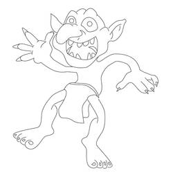 Coloring page: Goblin (Characters) #204030 - Free Printable Coloring Pages