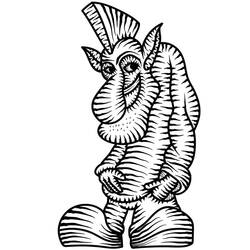 Coloring page: Goblin (Characters) #204035 - Free Printable Coloring Pages