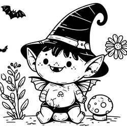 Coloring page: Goblin (Characters) #204042 - Free Printable Coloring Pages