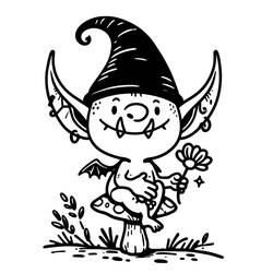 Coloring page: Goblin (Characters) #204045 - Free Printable Coloring Pages