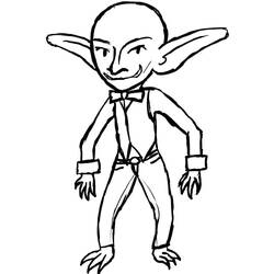 Coloring page: Goblin (Characters) #204046 - Free Printable Coloring Pages