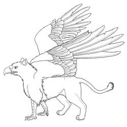 Griffin (Characters) coloring page #197319 to print and color