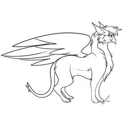 Griffin (Characters) coloring page #197321 to print and color