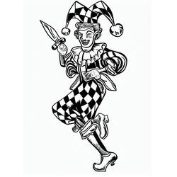 Coloring page: Harlequin (Characters) #190067 - Free Printable Coloring Pages