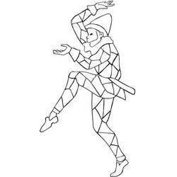 Coloring page: Harlequin (Characters) #190068 - Free Printable Coloring Pages