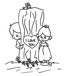 Coloring page: In Love (Characters) #88536 - Free Printable Coloring Pages