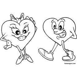 Coloring page: In Love (Characters) #88606 - Printable coloring pages