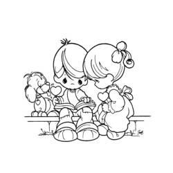 Coloring page: In Love (Characters) #88638 - Printable coloring pages
