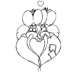 Coloring page: In Love (Characters) #88664 - Free Printable Coloring Pages