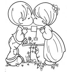 Coloring page: In Love (Characters) #88726 - Printable coloring pages
