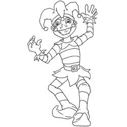 Coloring page: Jester (Characters) #148641 - Printable coloring pages