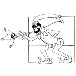 Coloring page: Jester (Characters) #148675 - Printable coloring pages