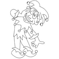 Coloring page: Jester (Characters) #148899 - Printable coloring pages