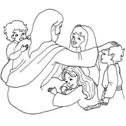 Coloring page: Jesus (Characters) #98869 - Printable coloring pages