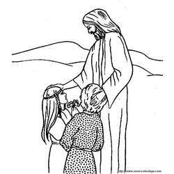 Coloring page: Jesus (Characters) #98873 - Free Printable Coloring Pages