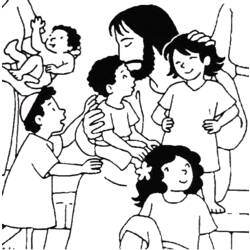 Coloring page: Jesus (Characters) #98885 - Free Printable Coloring Pages