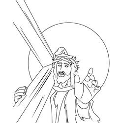Coloring page: Jesus (Characters) #98902 - Free Printable Coloring Pages