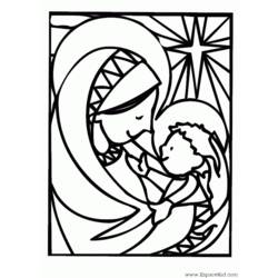 Coloring page: Jesus (Characters) #98907 - Free Printable Coloring Pages