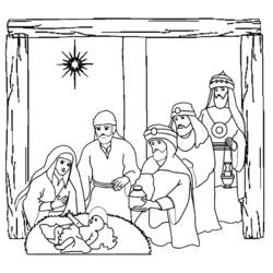 Coloring page: Jesus (Characters) #98913 - Free Printable Coloring Pages