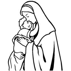 Coloring page: Jesus (Characters) #98964 - Free Printable Coloring Pages