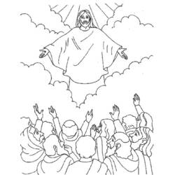 Coloring page: Jesus (Characters) #98976 - Printable coloring pages