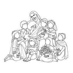 Coloring page: Jesus (Characters) #98991 - Free Printable Coloring Pages