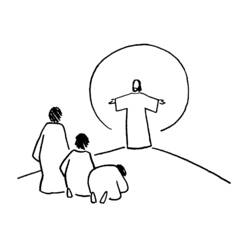 Coloring page: Jesus (Characters) #99001 - Printable coloring pages