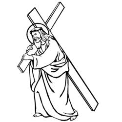Coloring page: Jesus (Characters) #99023 - Printable coloring pages