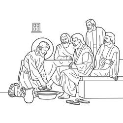 Coloring page: Jesus (Characters) #99067 - Free Printable Coloring Pages