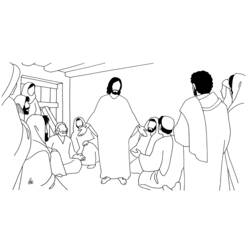 Coloring page: Jesus (Characters) #99216 - Printable coloring pages