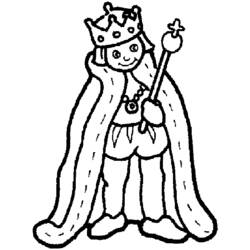 Coloring page: King (Characters) #106915 - Printable coloring pages