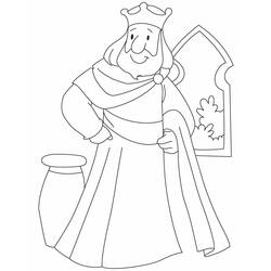 Coloring page: King (Characters) #106917 - Printable coloring pages