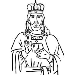 Coloring page: King (Characters) #106919 - Printable coloring pages