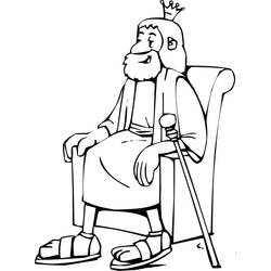 Coloring page: King (Characters) #106927 - Printable coloring pages