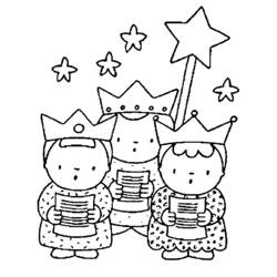 Coloring page: King (Characters) #107238 - Printable coloring pages
