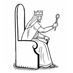 King (Characters) coloring page #186259 to print and color