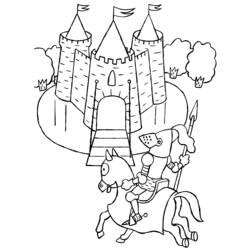 Coloring page: Knight (Characters) #86913 - Free Printable Coloring Pages