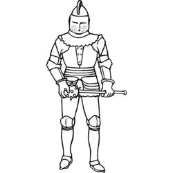 Coloring page: Knight (Characters) #86917 - Free Printable Coloring Pages