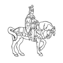 Coloring page: Knight (Characters) #86931 - Free Printable Coloring Pages