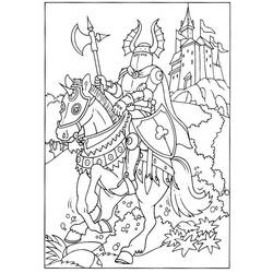 Coloring page: Knight (Characters) #86949 - Printable coloring pages