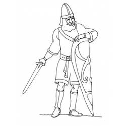 Coloring page: Knight (Characters) #86956 - Free Printable Coloring Pages