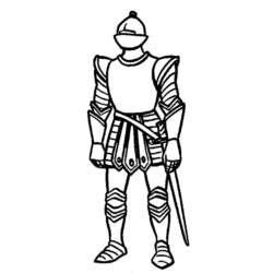 Coloring page: Knight (Characters) #86959 - Printable coloring pages