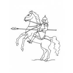 Coloring page: Knight (Characters) #86969 - Printable coloring pages